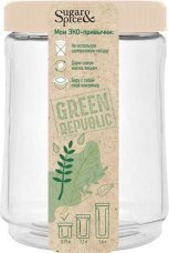 Банка для сып. продуктов SUGAR&SPICEI Green Republic 0,75л лён Банка для сып. продуктов SUGAR&SPICEI Green Republic 0,75л лён