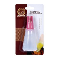 Кисточка с ёмкостью-дозатором из силикона, 11,5*5 см