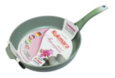 Сковорода 280/65мм с ручкой, АП (фисташковый мрамор)