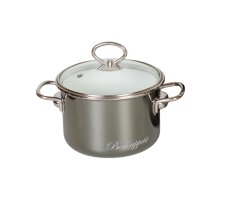 Кастрюля 1,5л цил. BON APPETIT мокрый асфальт