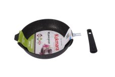 Сковорода Темный Мрамор 26/6см со съемной ручкой АП