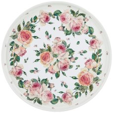 ПОДНОС СЕРВИРОВОЧНЫЙ "ПИОНЫ" 33*2,1 СМ