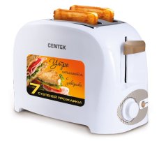 Тостер Centek CT-1420 (белый) 750 Вт,