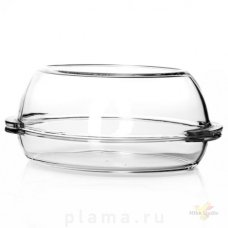 Форма для запекания овальная 1,8 л+крышка 2,85 л (утятница) 35*19*15 см