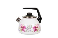 Чайник 3,0л со свист. МОЗАИКА белосн.